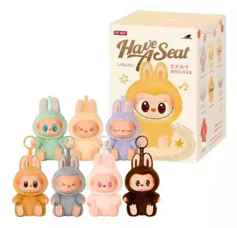 LABUBU Have a Seat Sealed Box (6 Figuren) – POP MART Blind Box Anhänger - Mookz Majestics