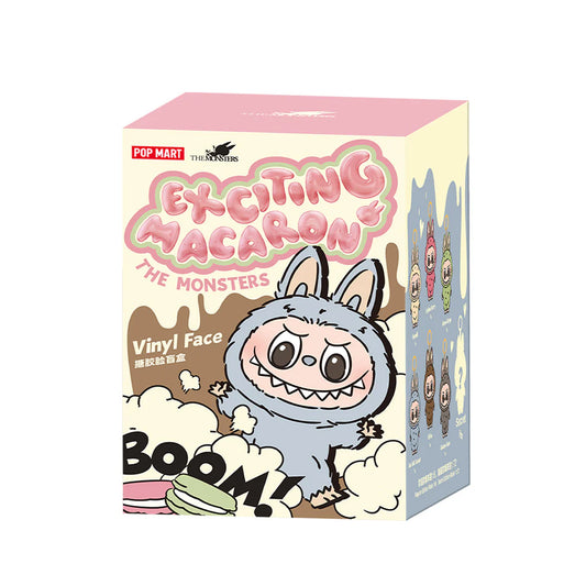 LABUBU Exciting Macaron Sealed Box (6 Figuren) – POP MART Blind Box Anhänger - Mookz Majestics