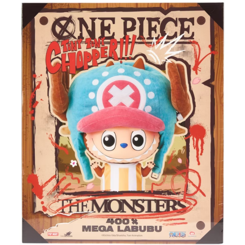 THE MONSTERS × ONE PIECE – Tony Chopper 400% Mega LABUBU - Mookz Majestics