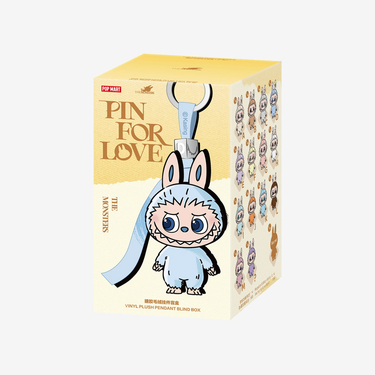 LABUBU Pin for Love Blind Box A-M (1 Figur) – POP MART Anhänger - Mookz Majestics