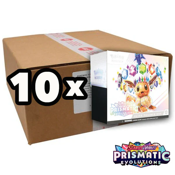 SV8.5 Pokémon TCG: Prismatic Evolutions – ETB Case US Print - Mookz Majestics